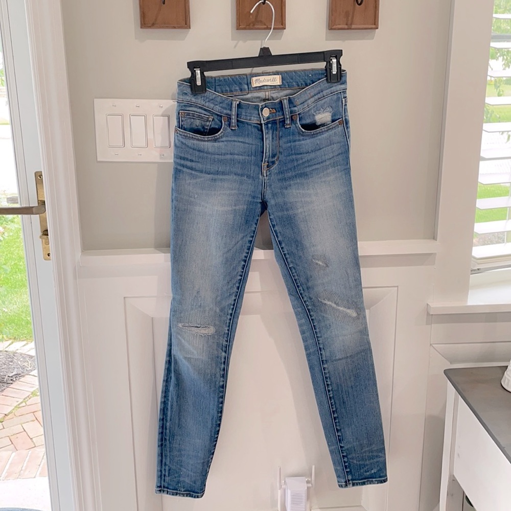 Madewell Skinny Skinny Distressed Jeans Size 24 - Picture 2 of 7